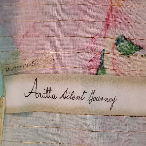 Aratta Iris Lurex Handbeaded Kimono One Size - Picture 5 of 6